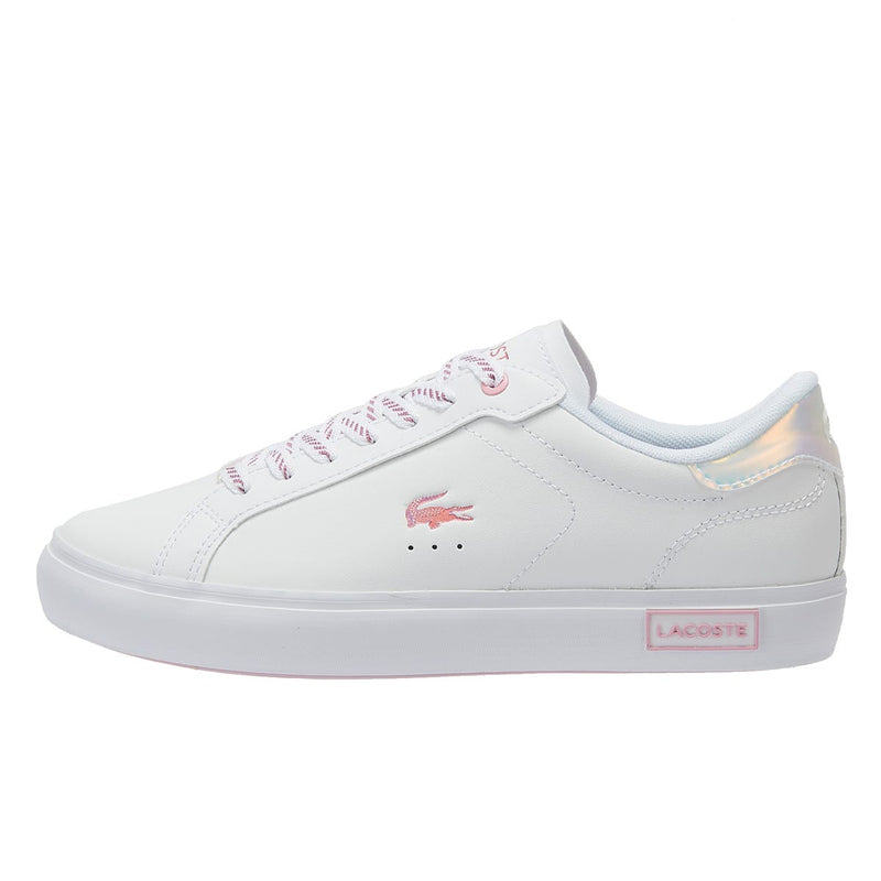 Lacoste Powercourt SFA Womens White Leather Trainers