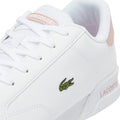 Lacoste Twin Serve Junior White / Light Pink Trainers