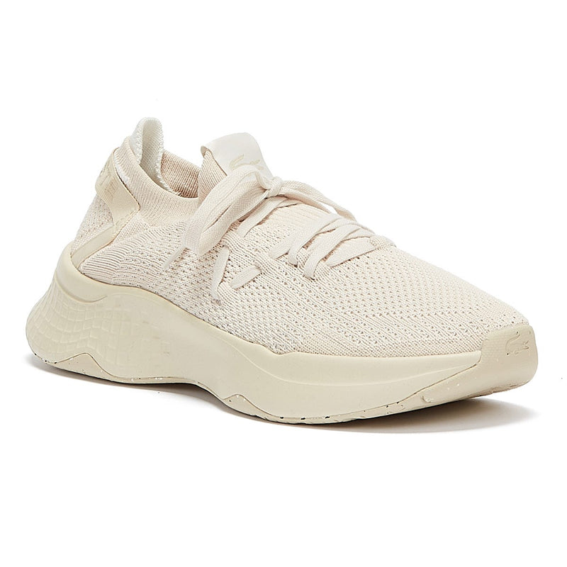Lacoste Court Drive Knit 321 1 Womens Off White / Off White Trainers