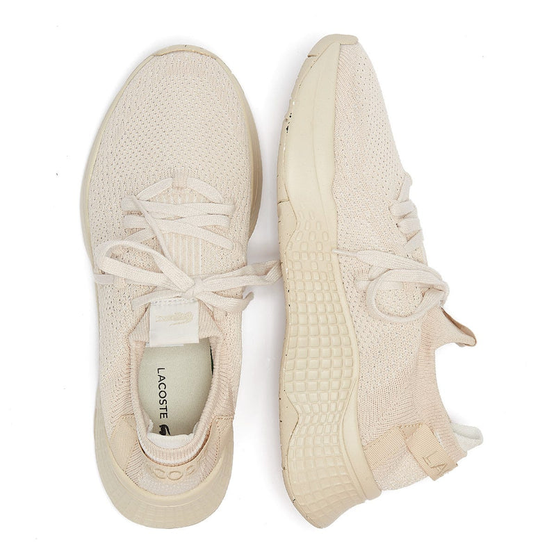 Lacoste Court Drive Knit 321 1 Womens Off White / Off White Trainers