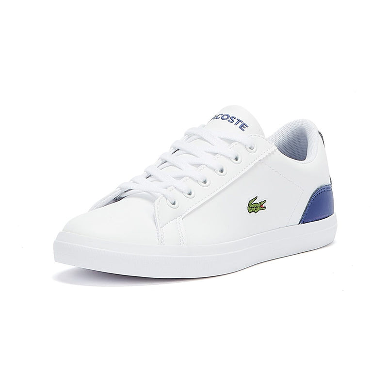 Lacoste Lerond 0722 1 Junior White / Blue Trainers