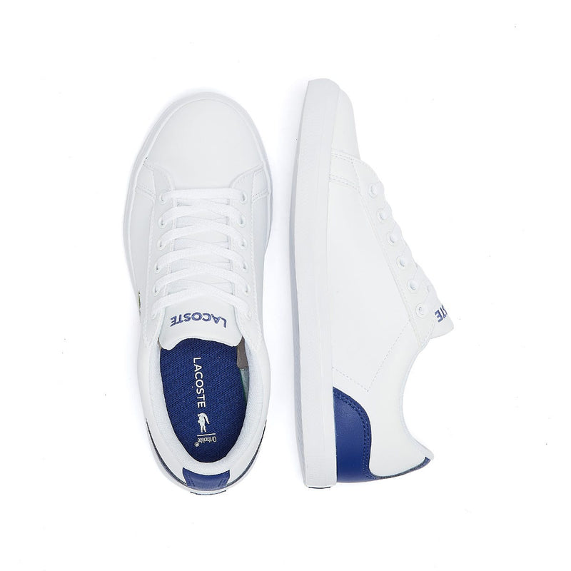 Lacoste Lerond 0722 1 Junior White / Blue Trainers