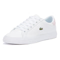 Lacoste Lerond Plus 0722 1 Womens White / Light Pink Trainers