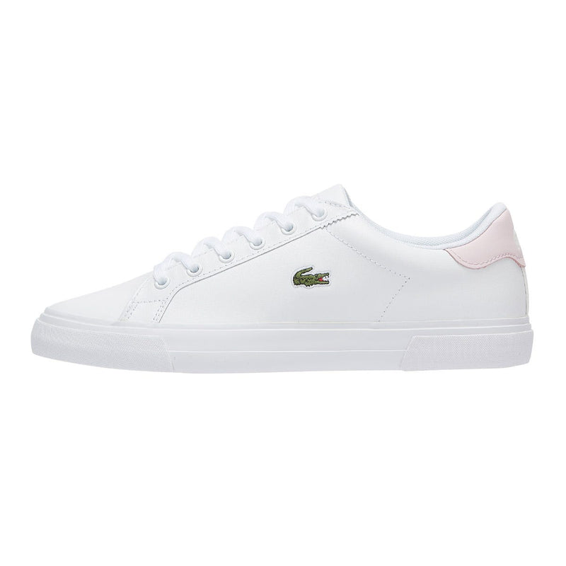 Lacoste Lerond Plus 0722 1 Womens White / Light Pink Trainers