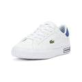 Lacoste Powercourt 0722 1 Junior White / Blue Trainers