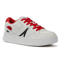 Lacoste L005 222 1 Mens White / Red Trainers