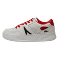 Lacoste L005 222 1 Mens White / Red Trainers