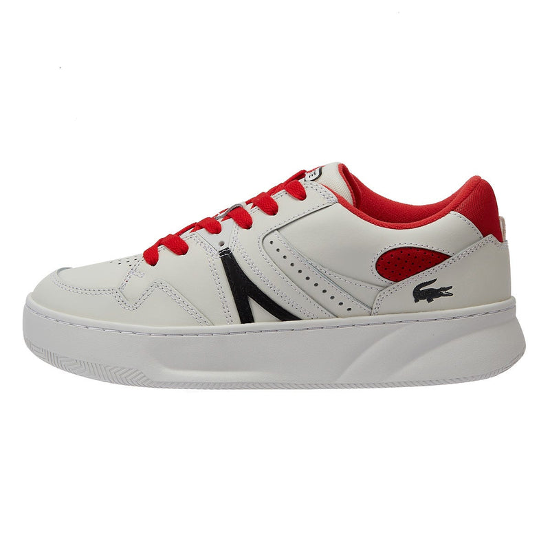 Lacoste L005 222 1 Mens White / Red Trainers