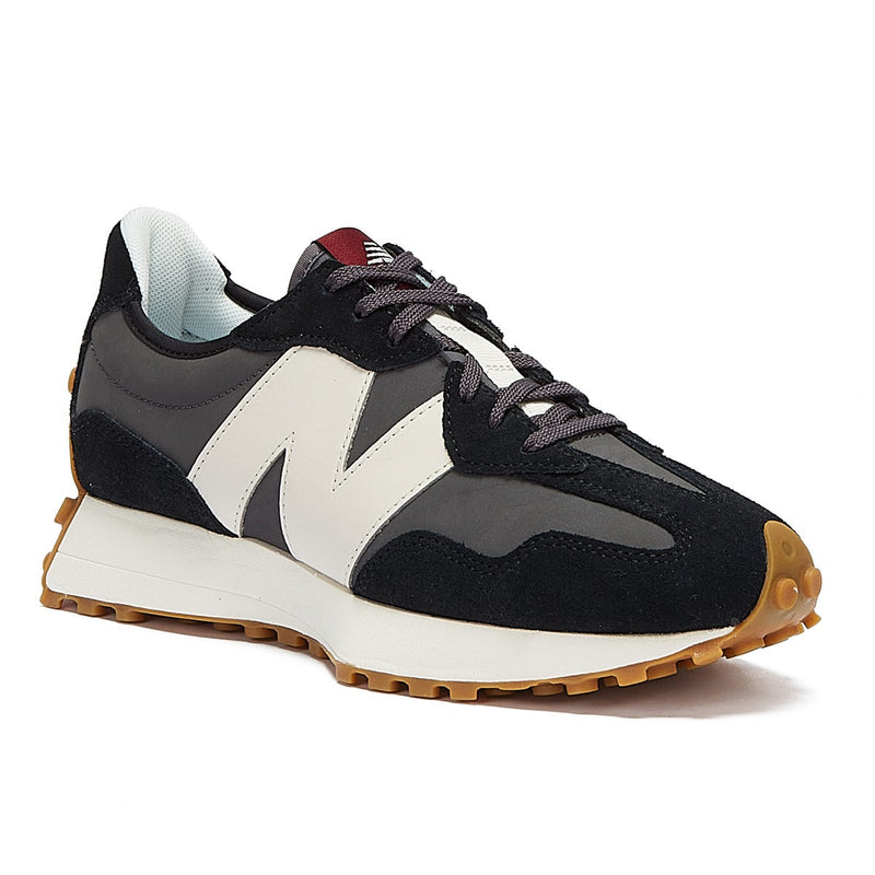 New Balance 327 Womens Black / White Trainers