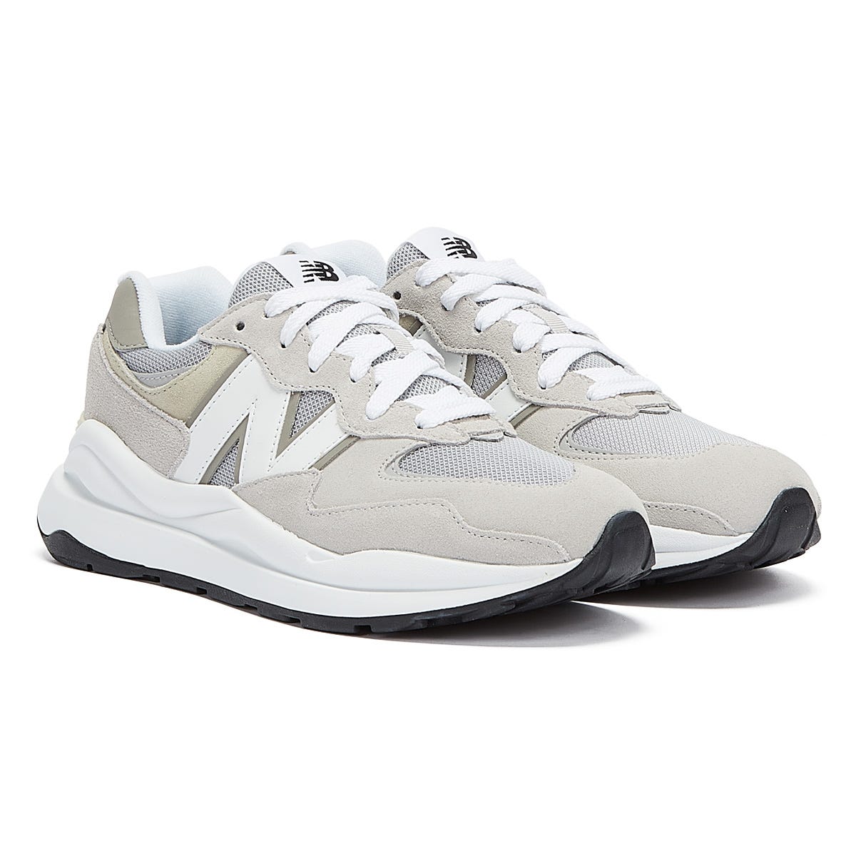 New Balance 57/40 Mens Grey / White Trainers