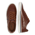 Ralph Lauren Hanford Baskets en cuir marron clair pour homme