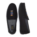 Ralph Lauren Declan Twill Bear Mens Black Slippers