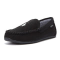 Ralph Lauren Declan Twill Mens Black / Grey Slippers