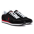 Ralph Lauren Train 85 Mens Black / Red Trainers