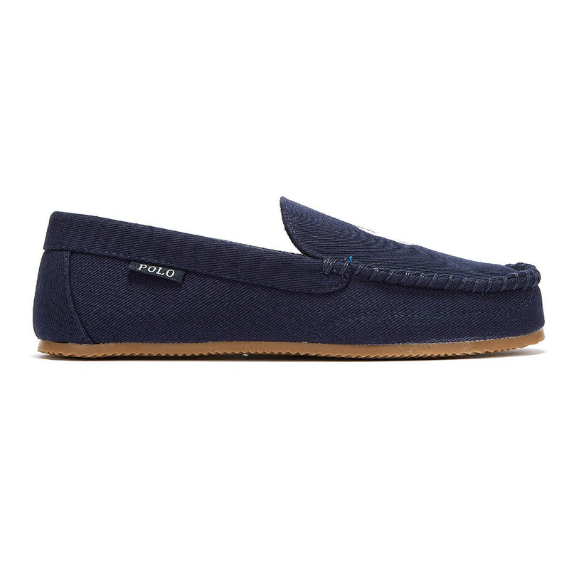 Ralph Lauren Dezi Mens Navy / White Slippers