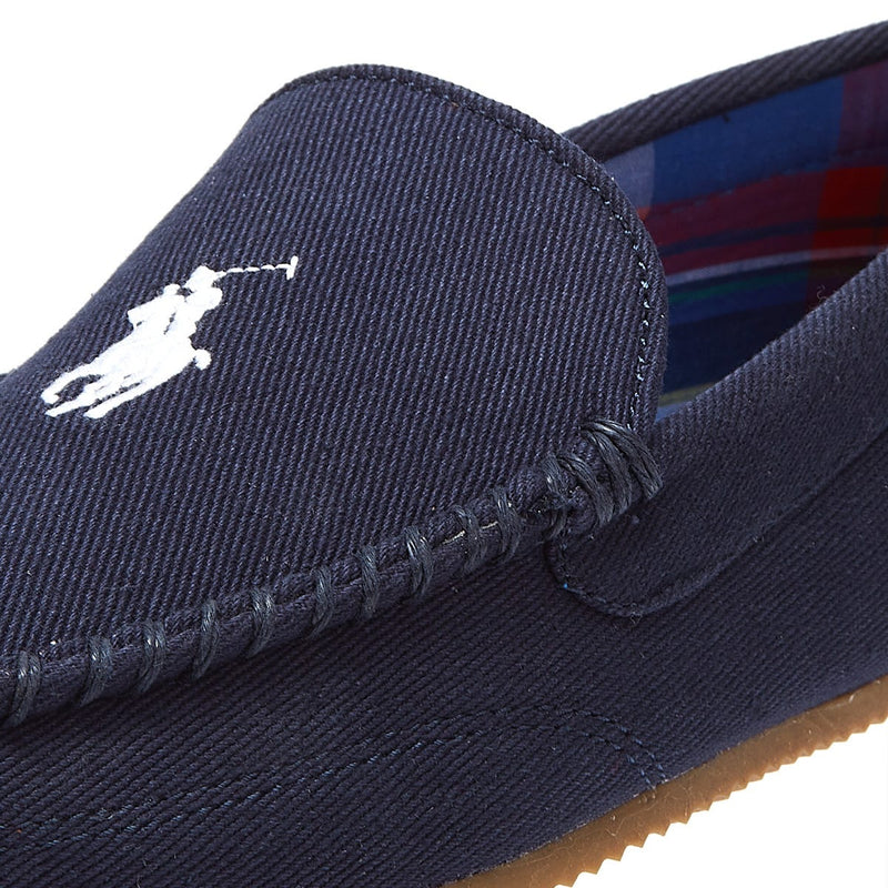 Ralph Lauren Dezi Mens Navy / White Slippers