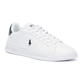 Ralph Lauren Heritage Court II Mens White / College Green Trainers