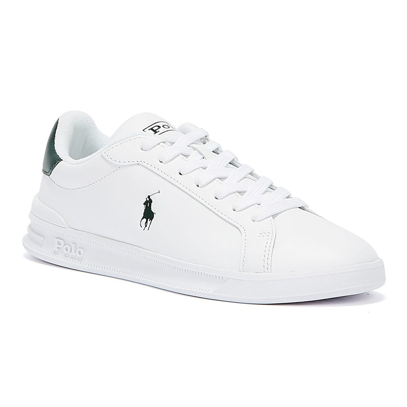 Ralph Lauren Heritage Court II Mens White / College Green Trainers