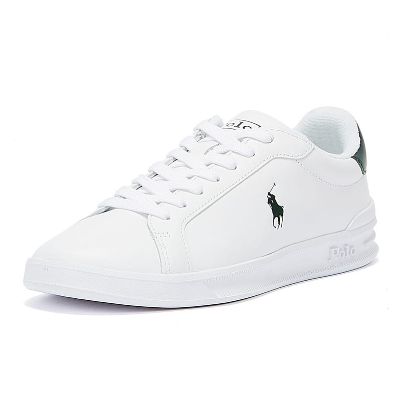 Ralph Lauren Heritage Court II Mens White / College Green Trainers
