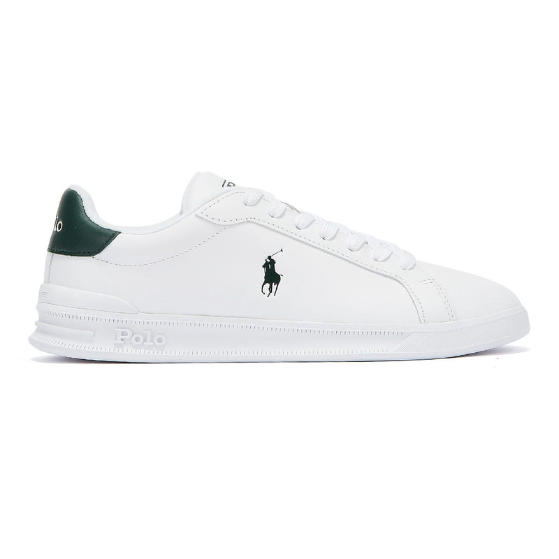 Ralph Lauren Heritage Court II Mens White / College Green Trainers