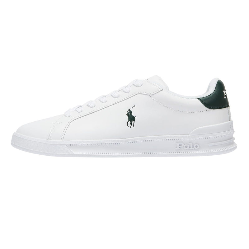 Ralph Lauren Heritage Court II Mens White / College Green Trainers