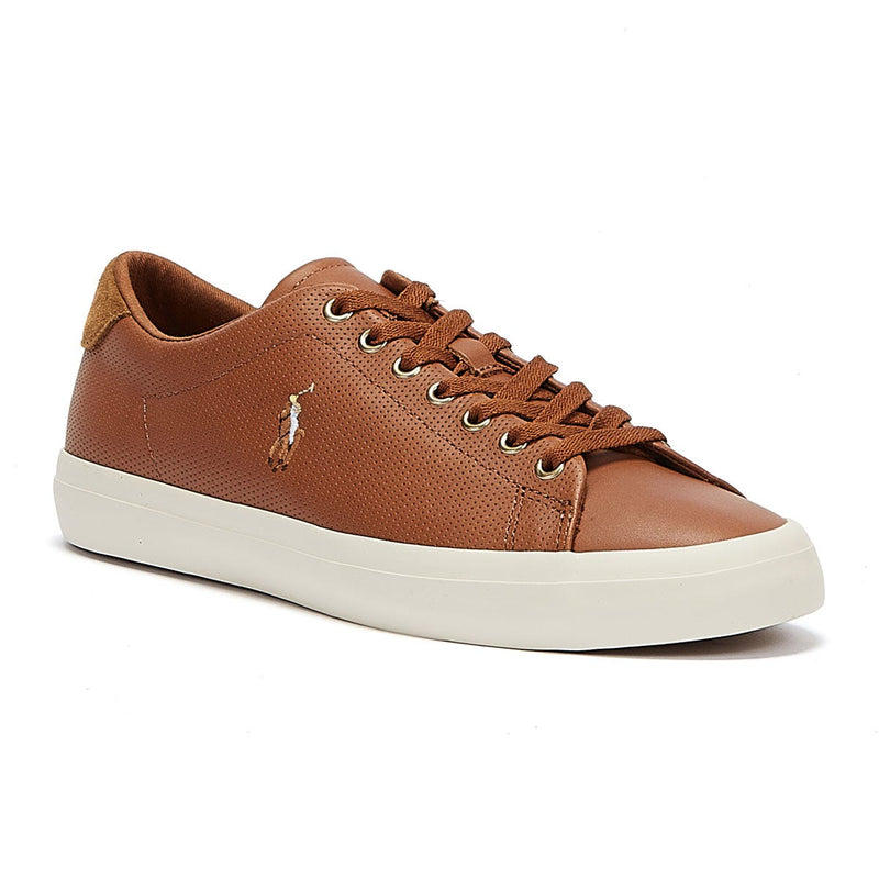 Ralph Lauren Longwood Mens Tan Trainers