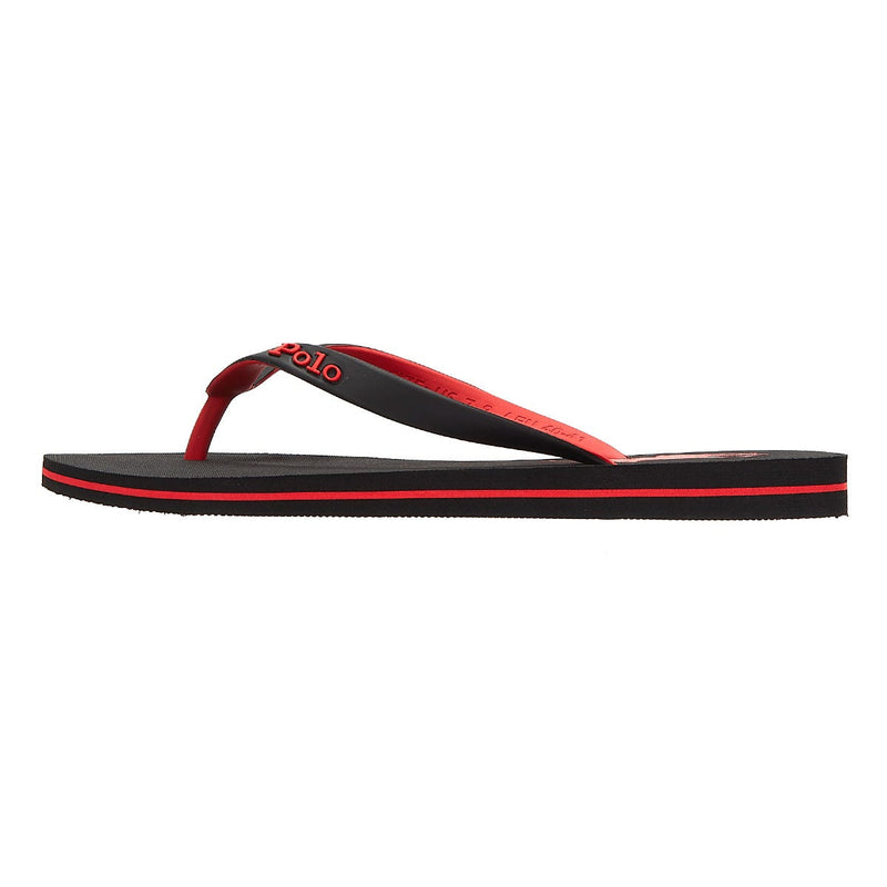 Ralph Lauren Bolt Mens Black Flip Flop