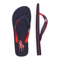 Ralph Lauren Bolt Mens Newport Navy / Red Flip Flop