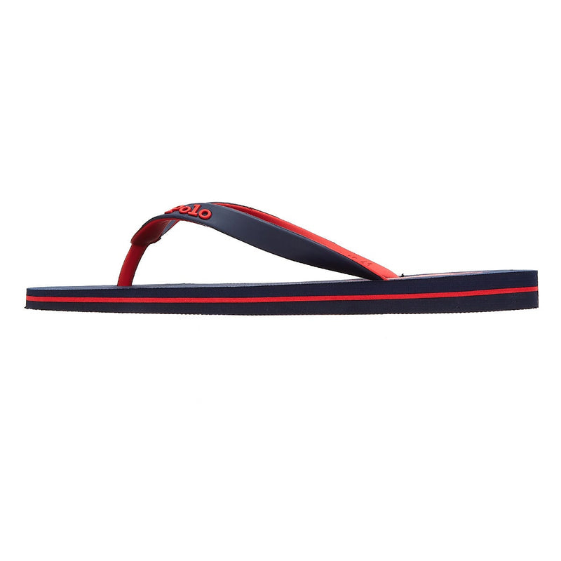 Ralph Lauren Bolt Mens Newport Navy / Red Flip Flop