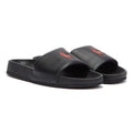 Ralph Lauren Cayson Mens Black / Red Slides