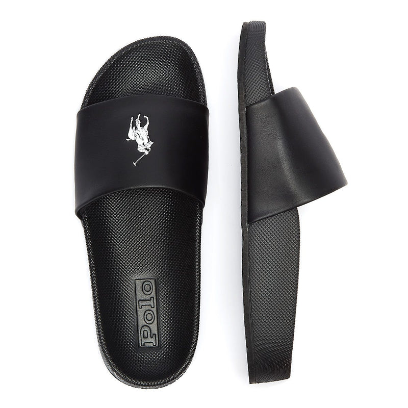 Ralph Lauren Cayson Black Slides
