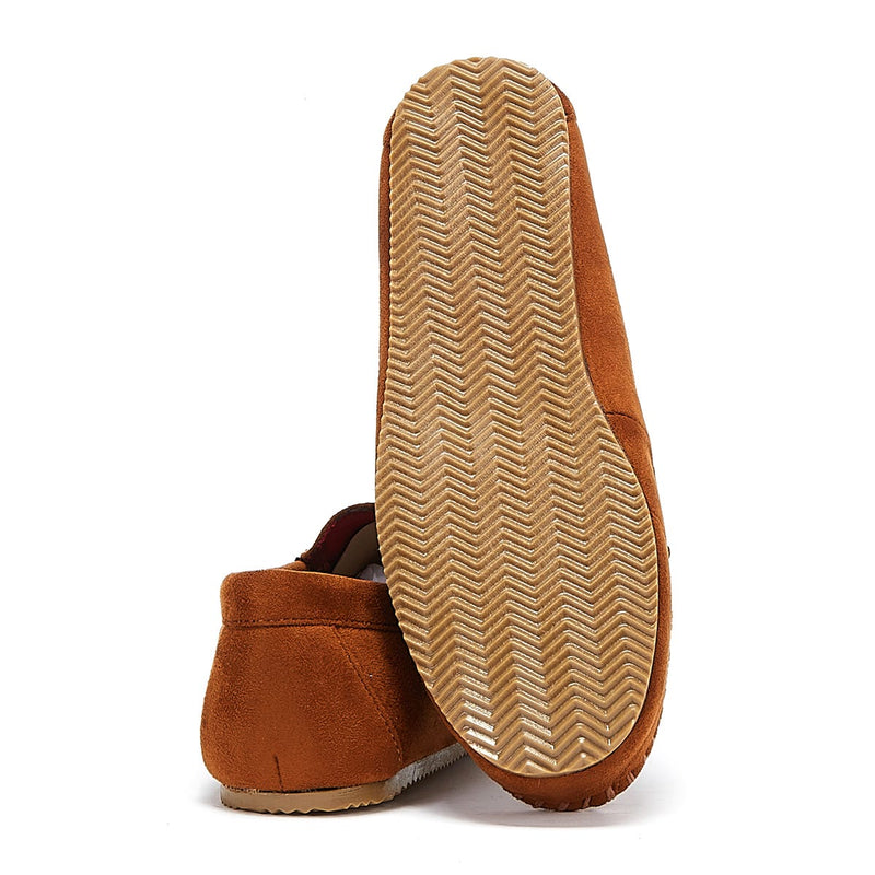 Ralph Lauren Dezi V Bear Womens Brown Slippers