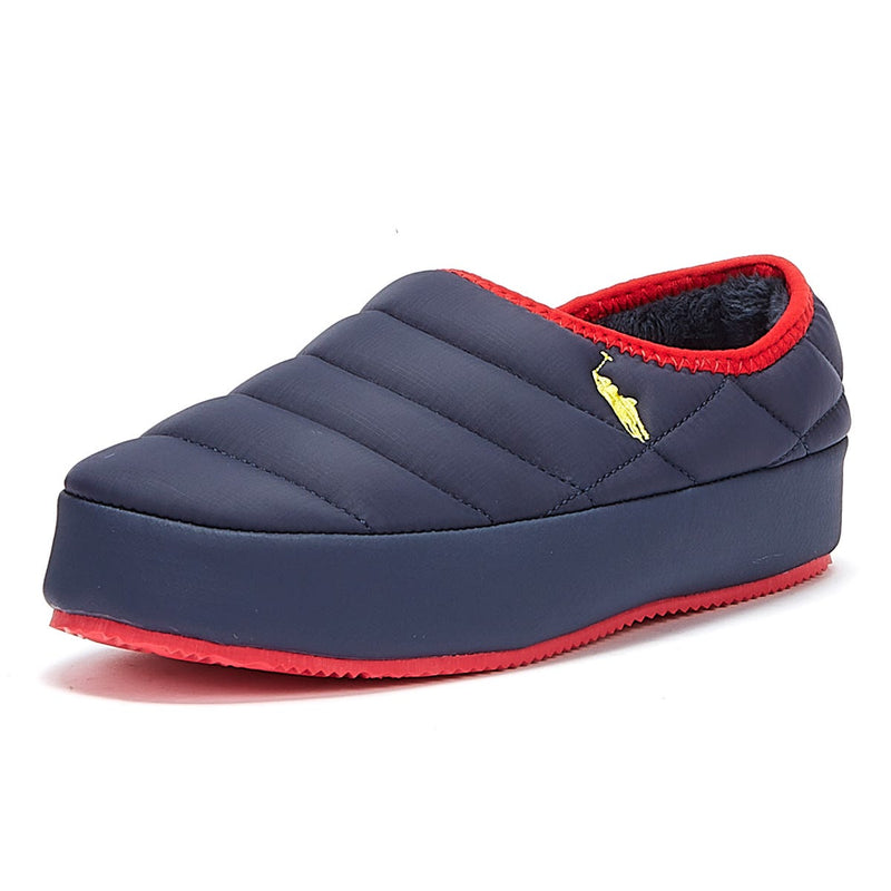 Ralph Lauren Maxson Mens Navy Slippers