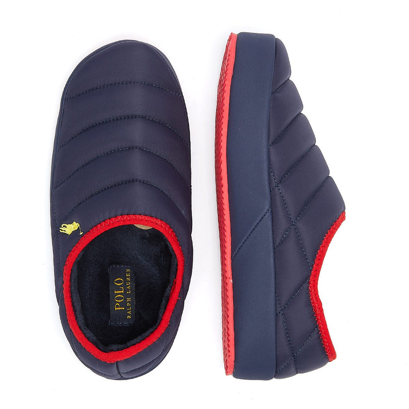 Ralph Lauren Maxson Mens Navy Slippers