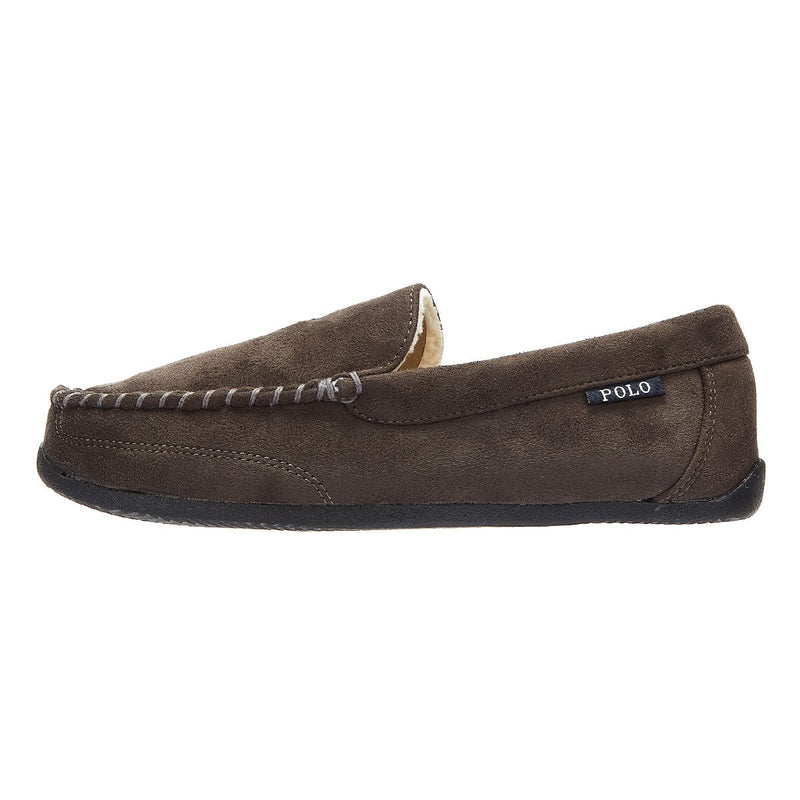 Ralph Lauren Declan Mens Dark Grey Slippers