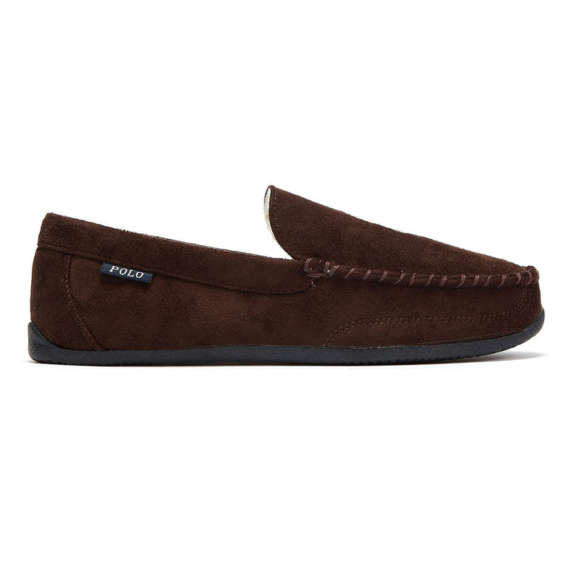 Ralph Lauren Declan Chaussons Homme Marron Foncé