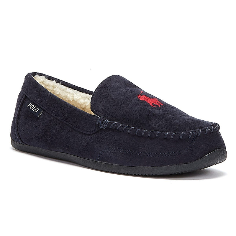 Ralph Lauren Declan Mens Navy Slippers