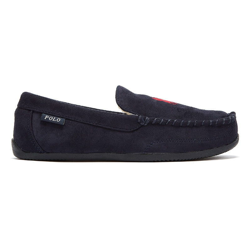 Ralph Lauren Declan Mens Navy Slippers
