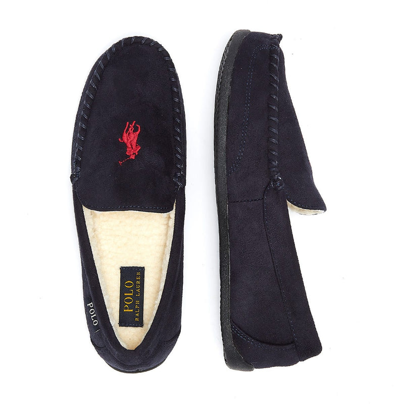 Ralph Lauren Declan Mens Navy Slippers