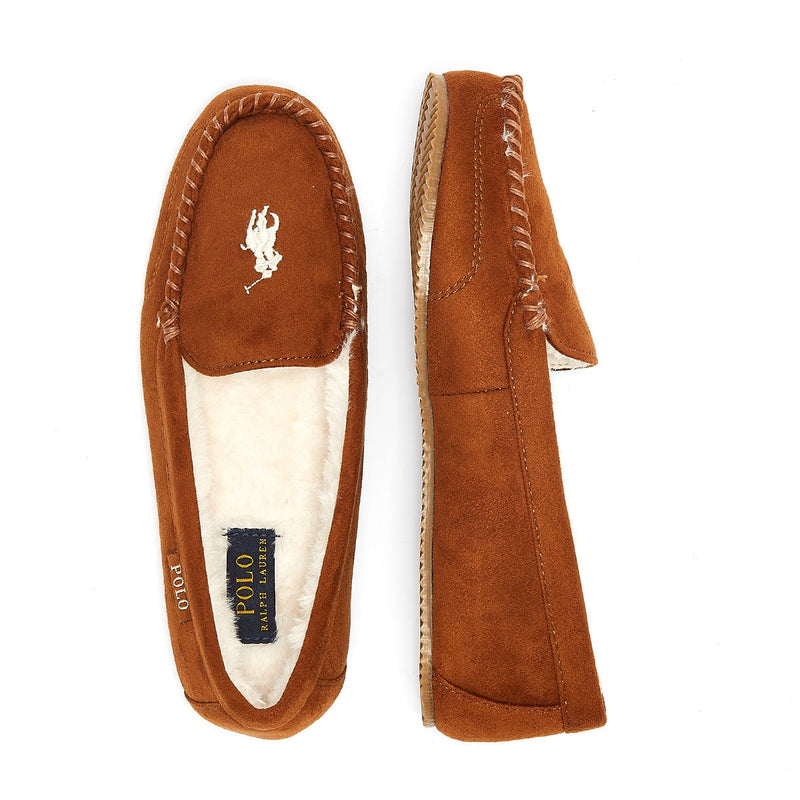 Ralph Lauren Dezi V Womens Brown Slippers