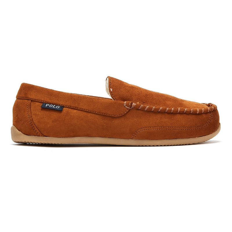Ralph Lauren Declan Mens Brown Slippers