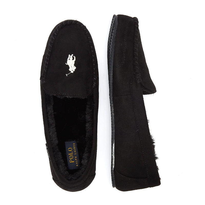 Ralph Lauren Dezi V Womens Black Slippers