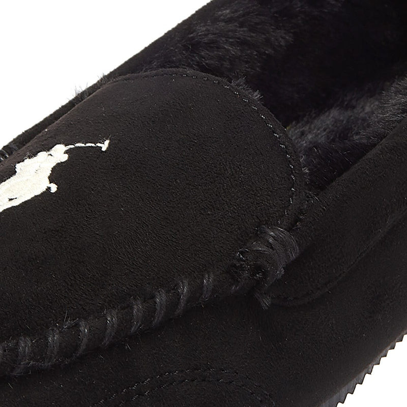Ralph Lauren Dezi V Womens Black Slippers