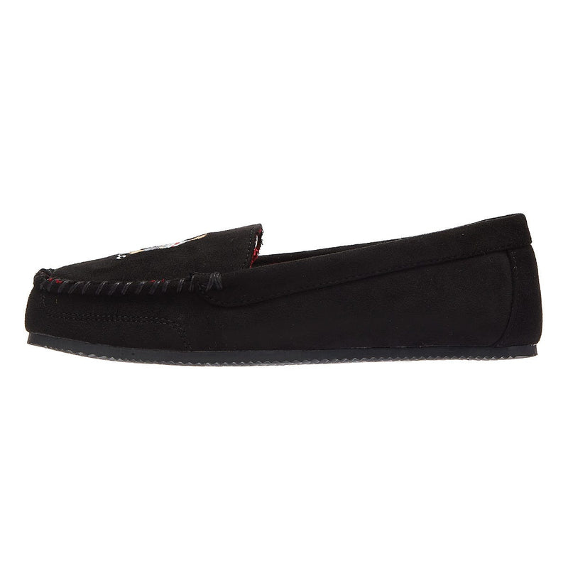 Ralph Lauren Dezi V Bear Womens Black Slippers