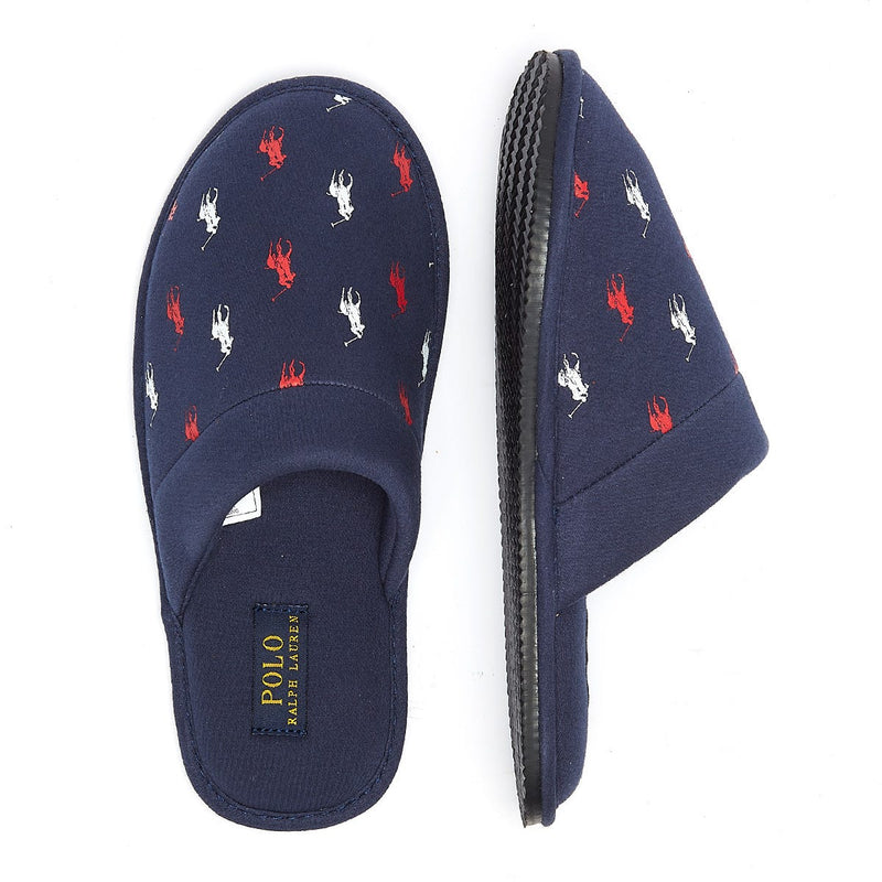 Ralph Lauren Kollin Mens Navy Slippers