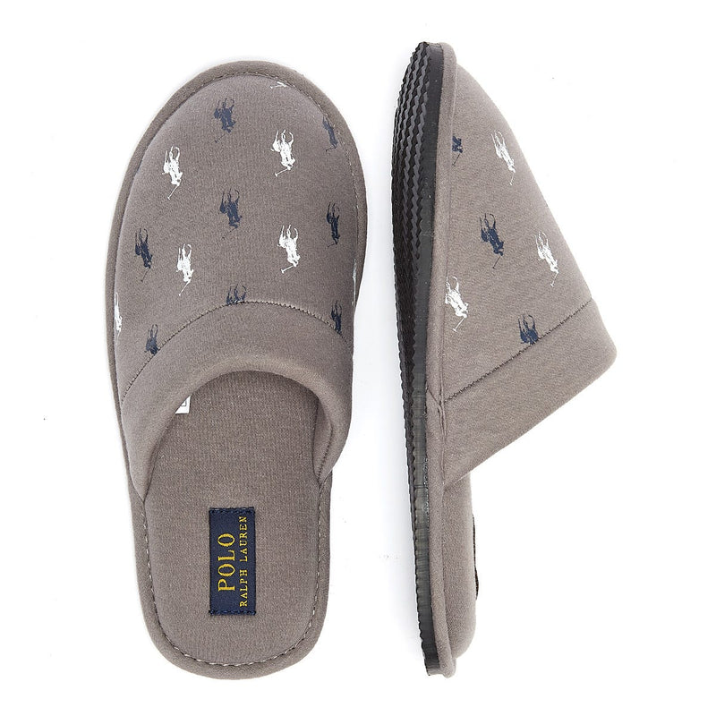 Ralph Lauren Kollin Mens Grey Slippers