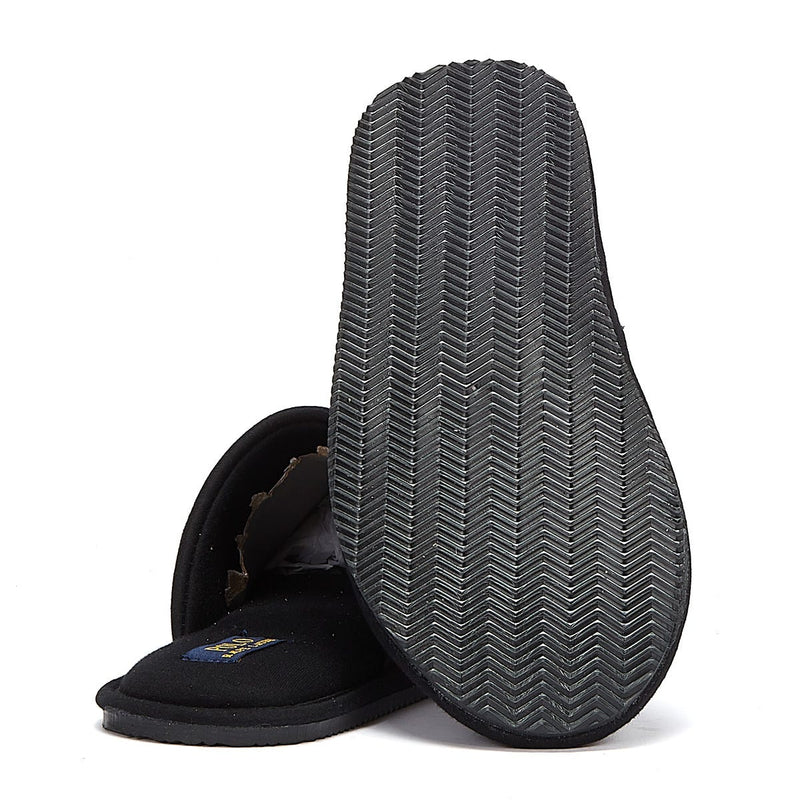 Ralph Lauren Kollin Mens Black Slippers