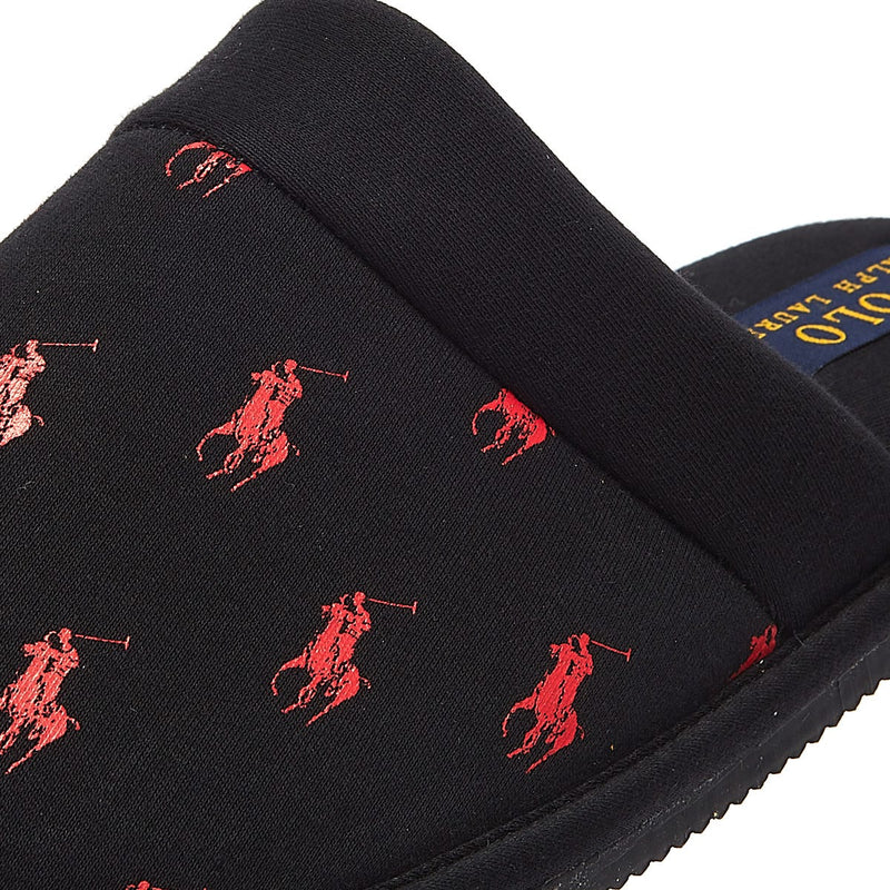 Ralph Lauren Kollin Mens Black Slippers