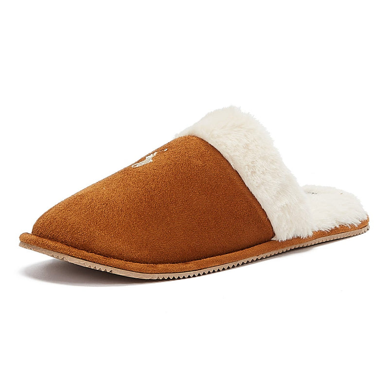 Ralph Lauren Summit Scuff II Womens Brown Slippers