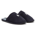 Ralph Lauren Kalrence Microsuede Mens Navy Slippers